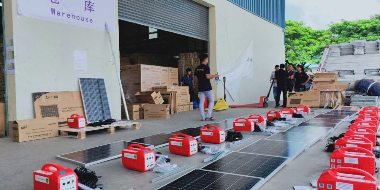 中腾微网缅甸微电网项目顺利安装