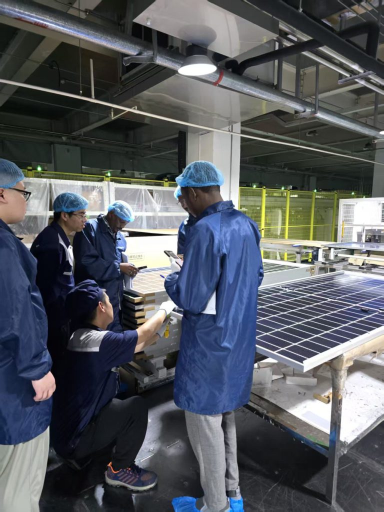 乍得电力公司考察团莅临中腾微网开展交流插图